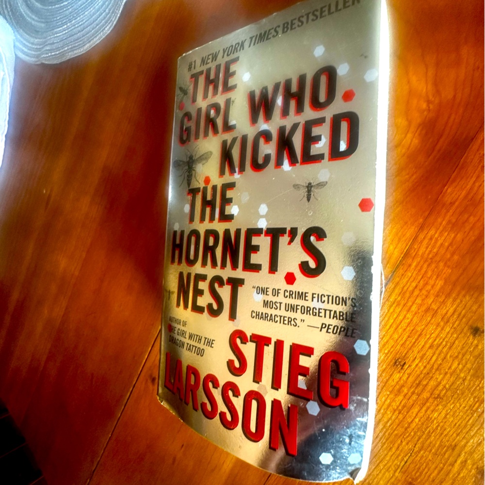 The Girl who kicked the Hornets Nest Paperback book  by Stieg Larson